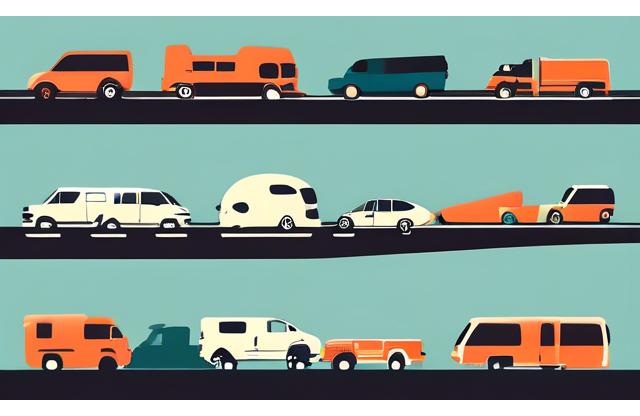 Illustration: Verschiedene Fahrzeugtypen, die Vignette benötigen